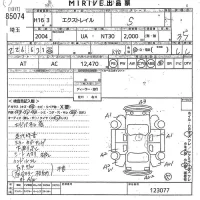 Nissan X-TRAIL лот № 85074 оценка 3.5  с аукциона в Японии 10