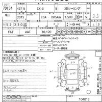 Mazda CX-3 лот № 70134 оценка 3.5  с аукциона в Японии 10