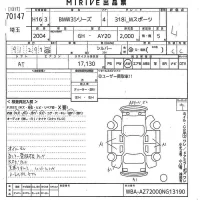 BMW 3-Series лот № 70147 оценка 4  с аукциона в Японии 10