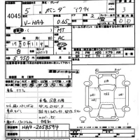Honda ACTY TRUCK лот № 4045 оценка 3  с аукциона в Японии 6