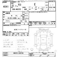 Nissan MOCO лот № 4041 оценка 3.5  с аукциона в Японии 7