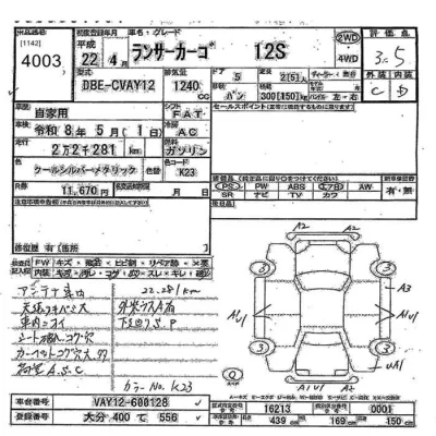 Mitsubishi LANCER VAN  с аукциона в Японии