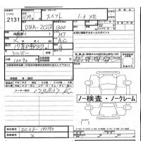 Suzuki SWIFT лот № 2131 оценка   с аукциона в Японии 3