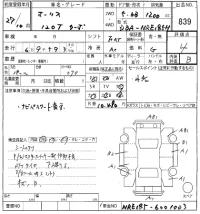 Toyota AURIS лот № 839 оценка 4  с аукциона в Японии 8