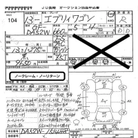 Suzuki EVERY WAGON лот № 104 оценка R  с аукциона в Японии 5