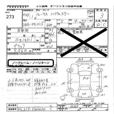 Nissan ROOX  с аукциона в Японии