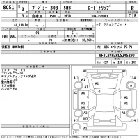 Peugeot 308 лот № 8051 оценка R  с аукциона в Японии 2
