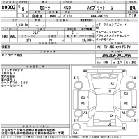 Toyota COROLLA лот № 80002 оценка RA  с аукциона в Японии 2