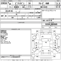 Toyota PIXIS VAN лот № 23016 оценка 3.5  с аукциона в Японии 2