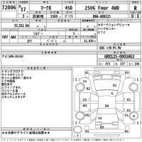 Toyota MARK X лот № 72006 оценка R  с аукциона в Японии 2