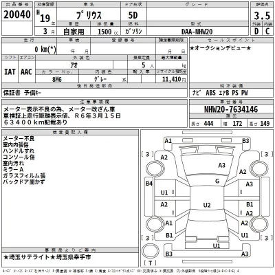 Toyota Prius  с аукциона в Японии