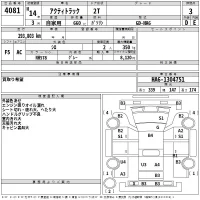 Honda ACTY TRUCK лот № 4081 оценка 3  с аукциона в Японии 2