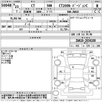 Lexus CT лот № 50048 оценка R  с аукциона в Японии 2