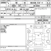 Lexus NX лот № 10008 оценка 4.5  с аукциона в Японии 2