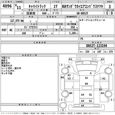 Suzuki CARRY TRUCK  с аукциона в Японии