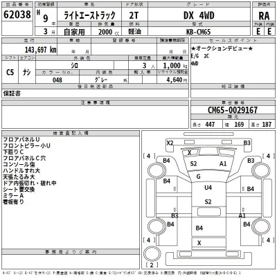 Toyota LITE ACE TRUCK  с аукциона в Японии