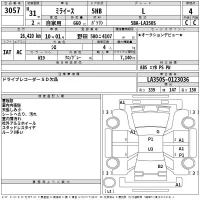 Daihatsu MIRA E S лот № 3057 оценка 4  с аукциона в Японии 2