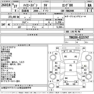 Toyota HIACE VAN  с аукциона в Японии