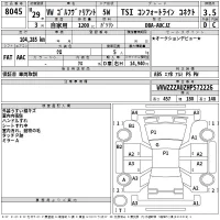 Volkswagen GOLF VARIANT лот № 8045 оценка 3.5  с аукциона в Японии 2