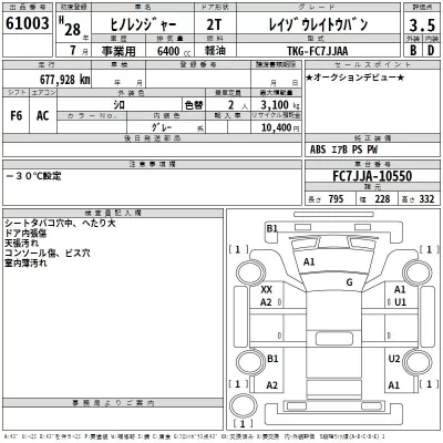 Hino RANGER  с аукциона в Японии