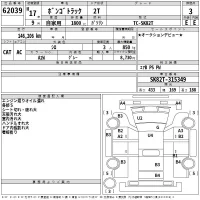 Mazda BONGO лот № 62039 оценка 3  с аукциона в Японии 2