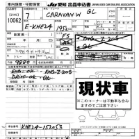 Nissan CARAVAN лот № 10062 оценка -  с аукциона в Японии 8