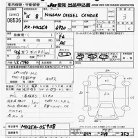 Nissan CONDOR лот № 8536 оценка 3  с аукциона в Японии 11