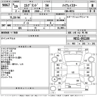 Nissan ELGRAND лот № 9067 оценка R  с аукциона в Японии 2