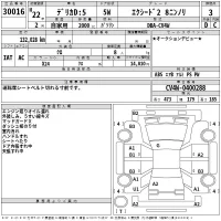 Mitsubishi DELICA D5 лот № 30016 оценка 3  с аукциона в Японии 2