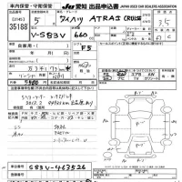 Daihatsu ATRAI VAN лот № 35188 оценка 3.5  с аукциона в Японии 9