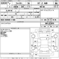 Subaru FORESTER лот № 32034 оценка RA  с аукциона в Японии 2