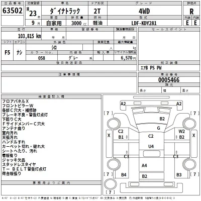 Toyota DYNA  с аукциона в Японии