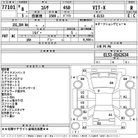 Toyota CORSA лот № 77101 оценка R  с аукциона в Японии 2