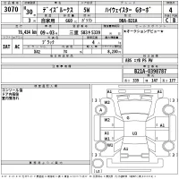 Nissan DAYZ ROOX лот № 3070 оценка 4  с аукциона в Японии 2