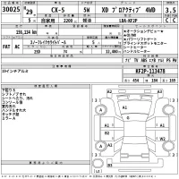 Mazda CX-5 лот № 30025 оценка 3.5  с аукциона в Японии 2