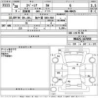 Suzuki SPACIA лот № 3111 оценка 3.5  с аукциона в Японии 2