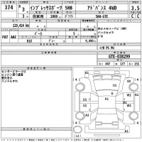 Subaru IMPREZA лот № 374 оценка 3.5  с аукциона в Японии 2