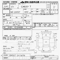 Suzuki CARRY TRUCK лот № 35348 оценка R  с аукциона в Японии 9