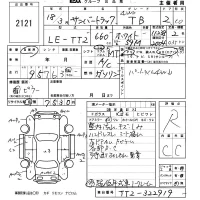 Subaru SAMBAR лот № 2121 оценка R  с аукциона в Японии 5