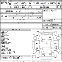 Toyota COROLLA FIELDER лот № 70178 оценка RA  с аукциона в Японии 2
