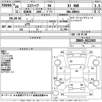 Toyota ESQUIRE  с аукциона в Японии
