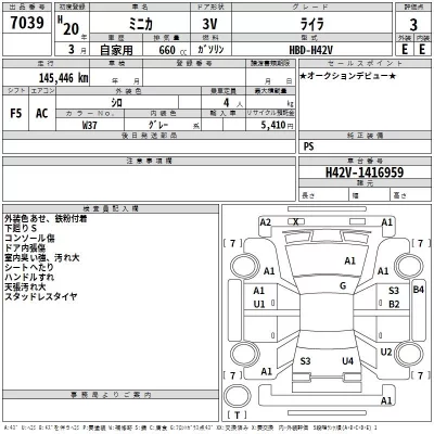 Mitsubishi MINICA  с аукциона в Японии