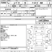 Daihatsu MOVE LATTE лот № 75008 оценка 3  с аукциона в Японии 2