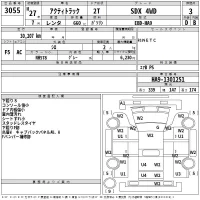 Honda ACTY TRUCK лот № 3055 оценка 3  с аукциона в Японии 2