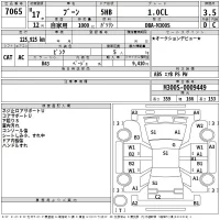 Daihatsu Boon лот № 7065 оценка 3.5  с аукциона в Японии 2