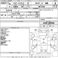 Daihatsu HIJET TRUCK лот № 13027 оценка R  с аукциона в Японии 2