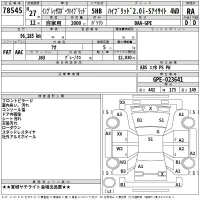 Subaru IMPREZA лот № 78545 оценка RA  с аукциона в Японии 2