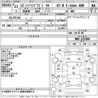 Subaru LEGACY лот № 78543 оценка RA  с аукциона в Японии 2