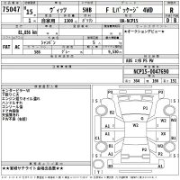 Toyota VITZ лот № 75047 оценка R  с аукциона в Японии 2
