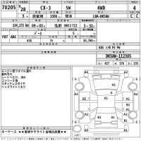 Mazda CX-3 лот № 70205 оценка 4  с аукциона в Японии 2